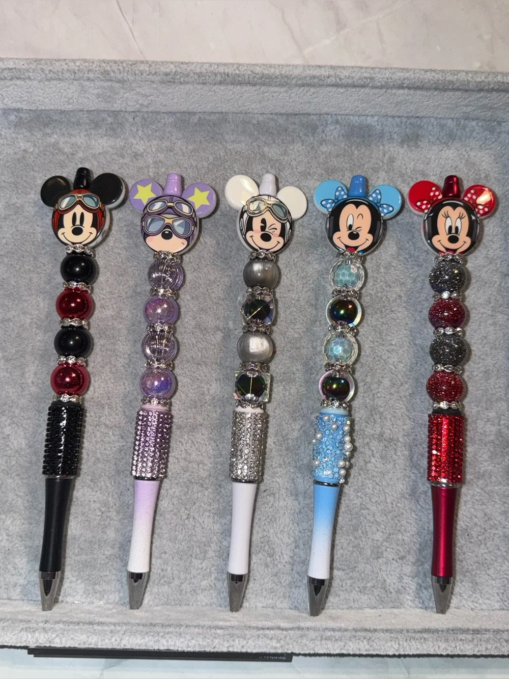 P1355 Handcrafted Beaded Decorative Ballpoint Pen - You choose